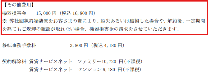 賃貸サービスネット